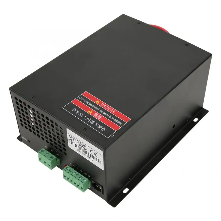 Вольт блок питания MYJG-80 блок питания 80 Вт AC220V/AC110V для аппарат для гравировки переключатель питания модуль