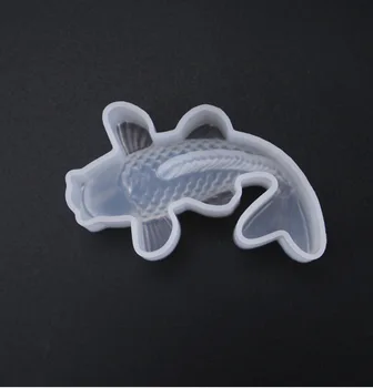 

1 PCS Translucent Fish Silicone Mold DIY Jewelry Making Tool Moulds UV Epoxy Resin Decorative Craft