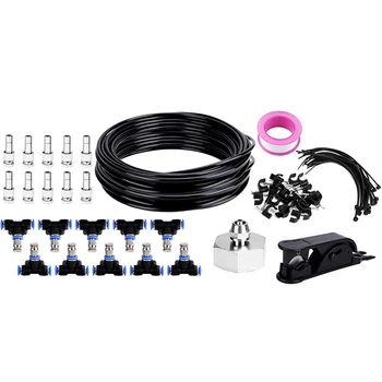 

Misting Cooling System,Misters for Patio Great for Patio Garden Greenhouse