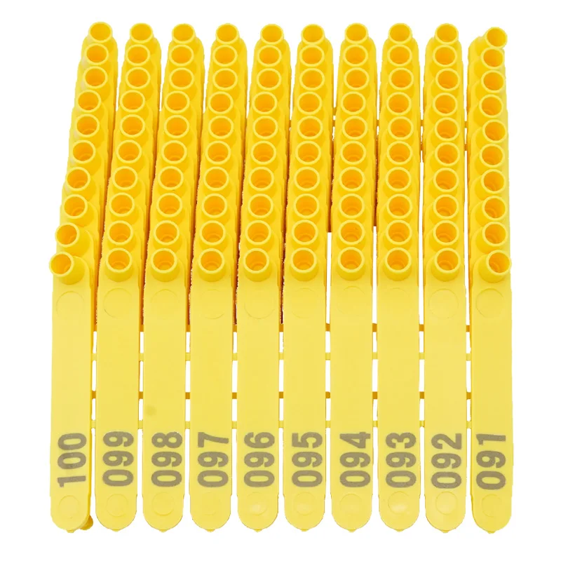 Livestock Ear Tags Goat Dog Rabbit Sheep 001-500 Nylon Material Laser Tag Card Animal Identification