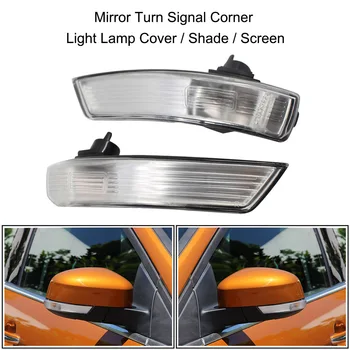 

Pair of Mirror Turn Signal Corner Light Lamp Cover Shade Screen for Ford Focus II 2 III 3 Mondeo
