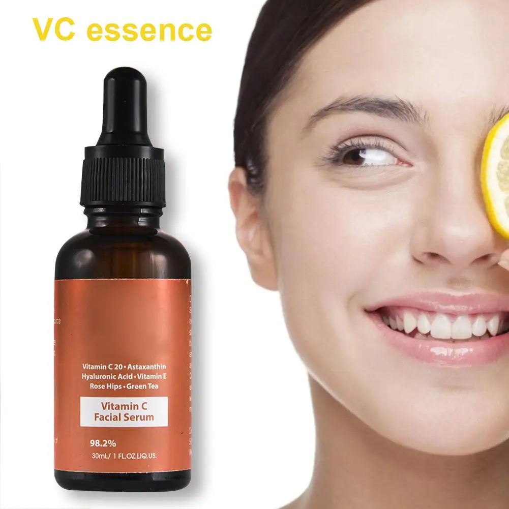 

Vitamin C Hyaluronic Acid Skin Serum Essence Anti Aging Fade Dark Spot Wrinkle Hydrating For Face Neck And Eye Treatment