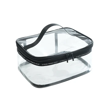 

Organizer Toiletry Fashion Cosmetic Bag Wash Pouch Portable Multi Use Transparent PVC Travel Zipper Waterproof Gift Storage Case