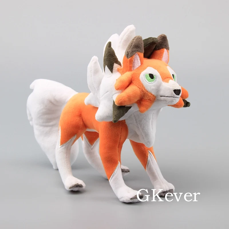 30x24 см аниме Lycanroc Сумерки форма плюшевые игрушки кукла Peluche Новые поступления волк мягкие животные игрушки подушка для детей подарок на день рождения