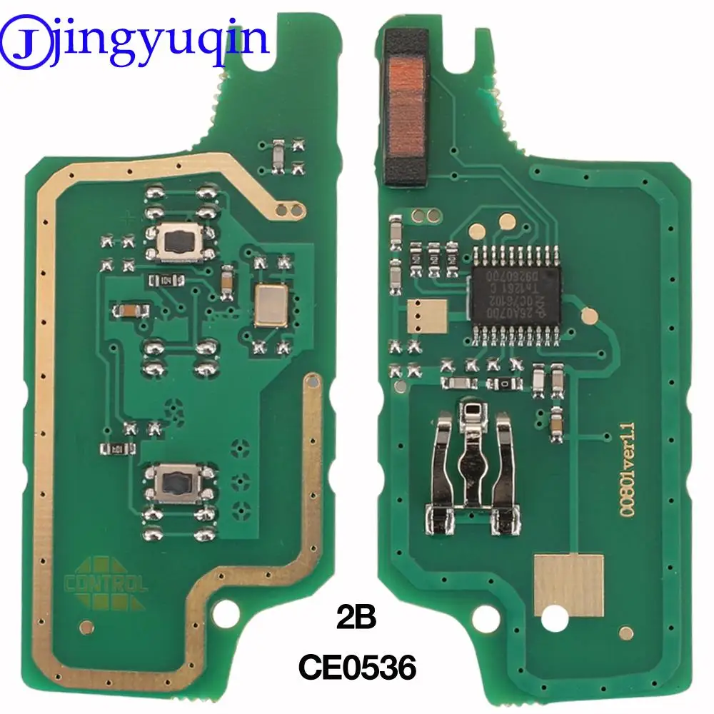 Remote key circuit board for Citroen C2 C4 C5 C6 Picasso for Peugeot 207 307 308 407 607 ASK/FSK CE0523/CE0536 key case car key shell car remote key car key key shell