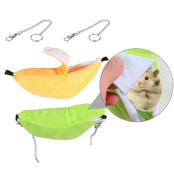 

2PCS Small Animals Hamster Pets Hammock Toys Swinging Bed Hideout Playing Sleeping Hamster Hammock