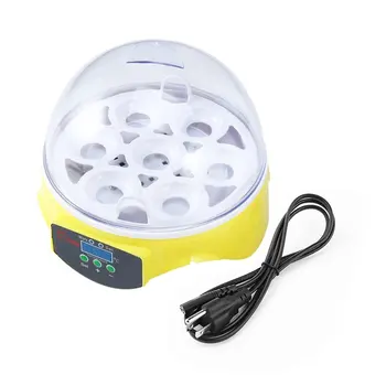 

7 Eggs Incubator Plastic Digital Chicken Temperature Control Automatic Incubator Hatcher Incubation Tools Supplies