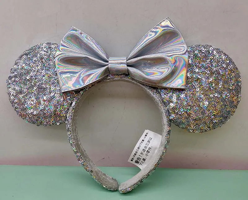 Disney Parks Silver 2020 Minnie Ears Cinderella Edition Magic Mirror Headband A 