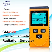 Детектор электромагнитного излучения GM3120 бытовой лучистый монитор тестер цифровой ЖК-дисплей полноэкранный дисплей