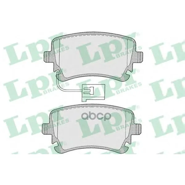 Колодки Тормозные Volkswagen T5 03/Multivan 03 С Датчиком Задние Lpr 05p1206 Lpr арт. 05P1206