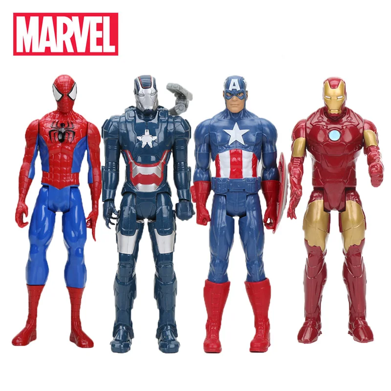 Игрушки Marvel 30 см Мстители 3 война бесконечности стиль Железного человека Черный