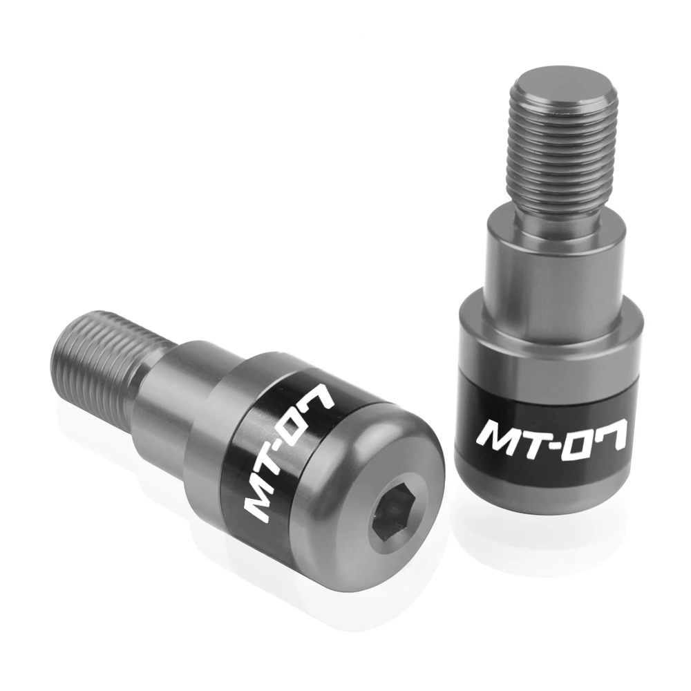 

high quality Motorcycle 7/8" 22mm CNC Aluminum Handlebar Ends Grips Slider Handler Bar Ends For YAMAHA MT07 MT-07 FZ07 FZ-07