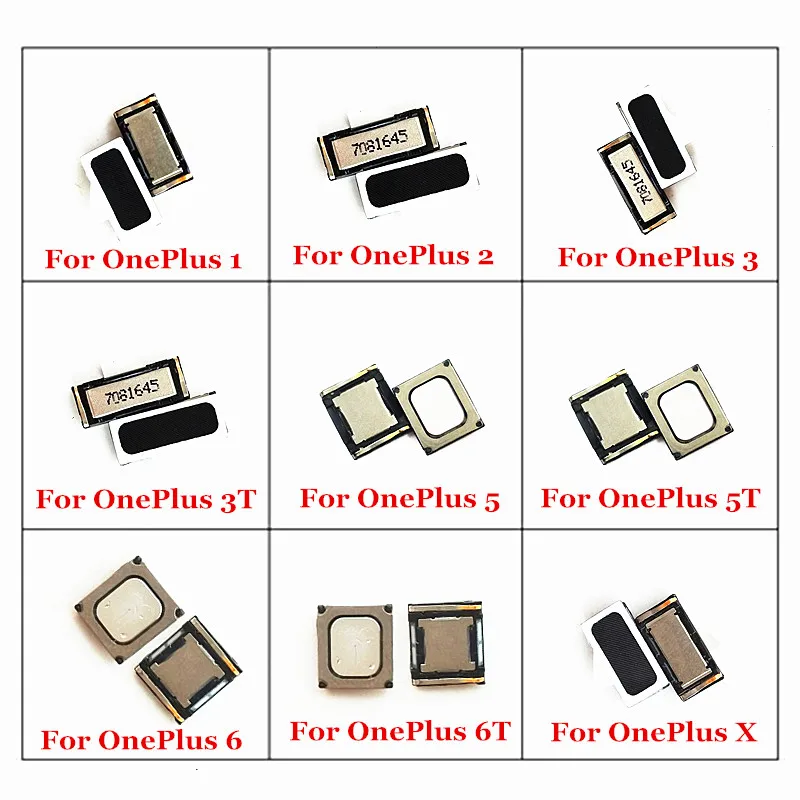 1x новый верхний динамик для Oneplus 1 2 3 3T X 5 5T 6 6T запасные части Ear наушники со