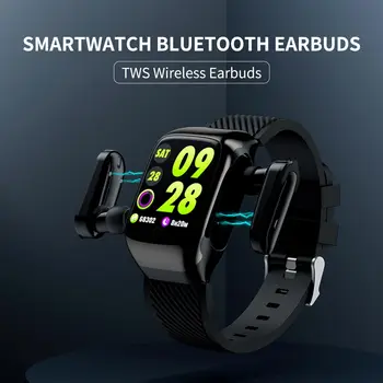 

Gearvita S300 Smart Watch With TWS Wireless Bluetooth Earphone Sports Watch For IOS Android ECG Heart Rate Smartwatch