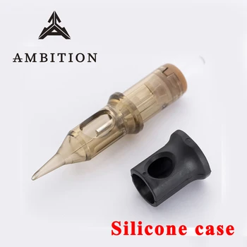 

Ambition 80pcs Tattoo Cartridge Needles Disposable silicone case only work with RL RS model Effectively reduce hand fatigue