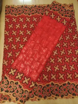 

New color African Bazin riche fabric Dry lace bazin brode fabric with stones high quality african lace fabric 2020 2.5+2.5yards