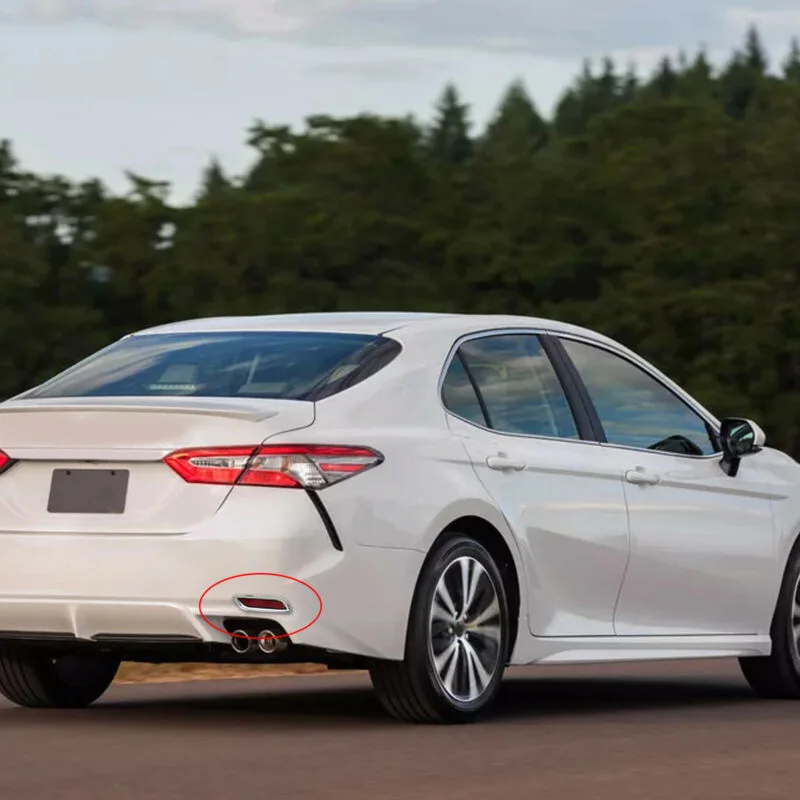 Задний противотуманный светильник бампер крышка отражатель для Toyota Camry хром