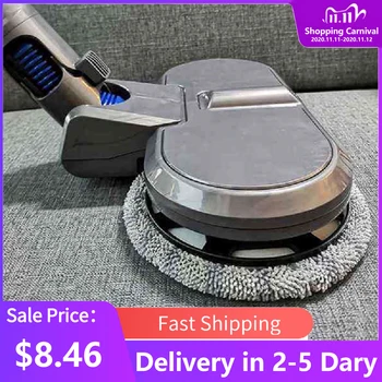 

For Dyson V6 V7 V8 V10 V11 Vacuum Cleaner Accessories 6Pcs superfine fiber Brush Head Mop Cloths Mopping Rag Replacement