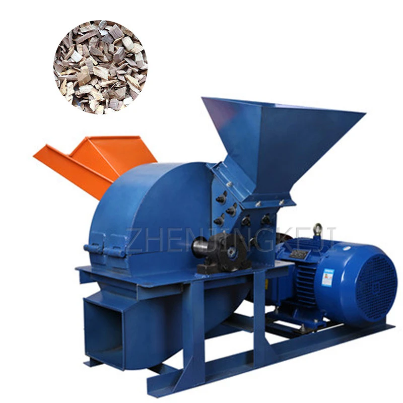 220v/380v Mobile Multifunctional Wood Shredder Highpower Branch Garden Sawdust Machine Scrap