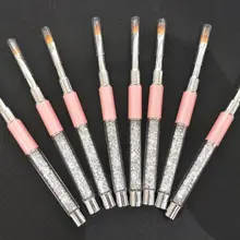 Карандаш для маникюра Набор маникюрная ручка для вымешивания фототерапия diao hua bi Цветная кисть для рисования 8 монтируется DIY маникюр