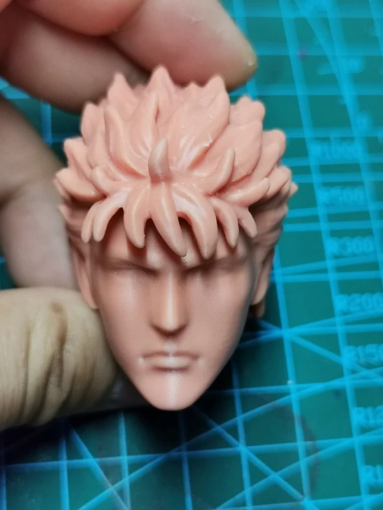

1/6 Scale Japanese Anime Cartoon Male Unpainted Head Model for Toys Gifts Collections DIY
