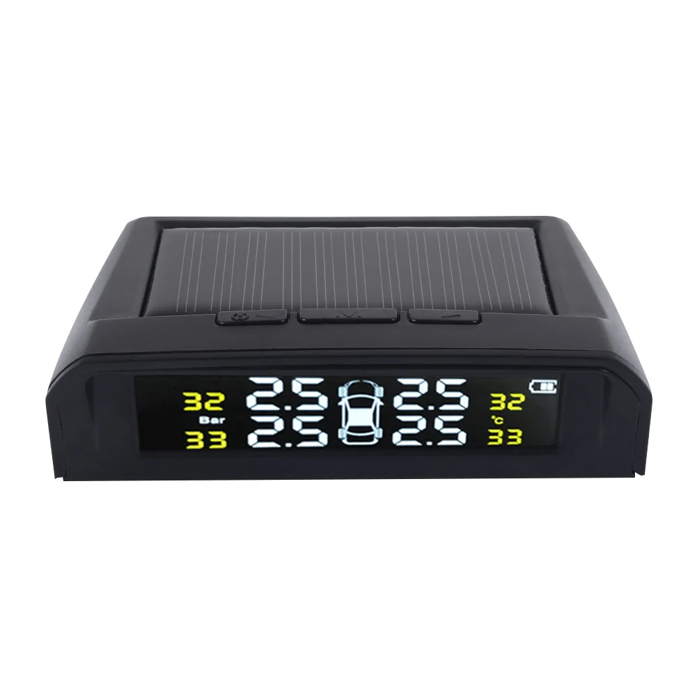 Vehemo USB для ЖК-дисплея система контроля давления в шинах автомобильный TPMS внешний датчик охранная сигнализация s