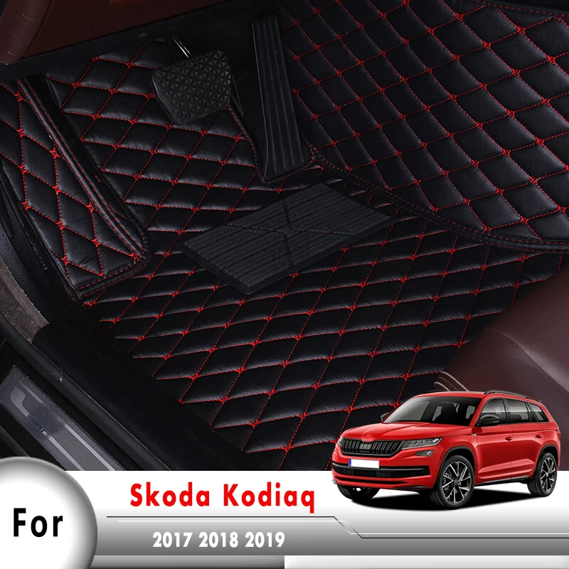 

Car Floor Mats For Skoda Kodiaq 2017 2018 2019 2020 (7 Seater) Automobiles Auto Carpets Covers Styling Protect Rugs