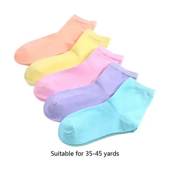 

Japanese Women Girls Harajuku Cotton Ankle Socks Macaron Candy Color Hosiery