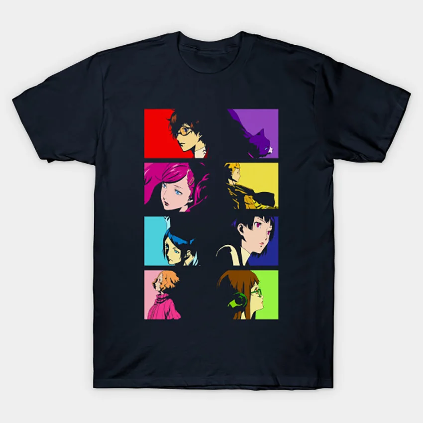 Persona 5 футболка Манга Аниме Япония ann takamaki ryuji sakamoto morgana makoto niijima ren amamiya yusuke kitagawa