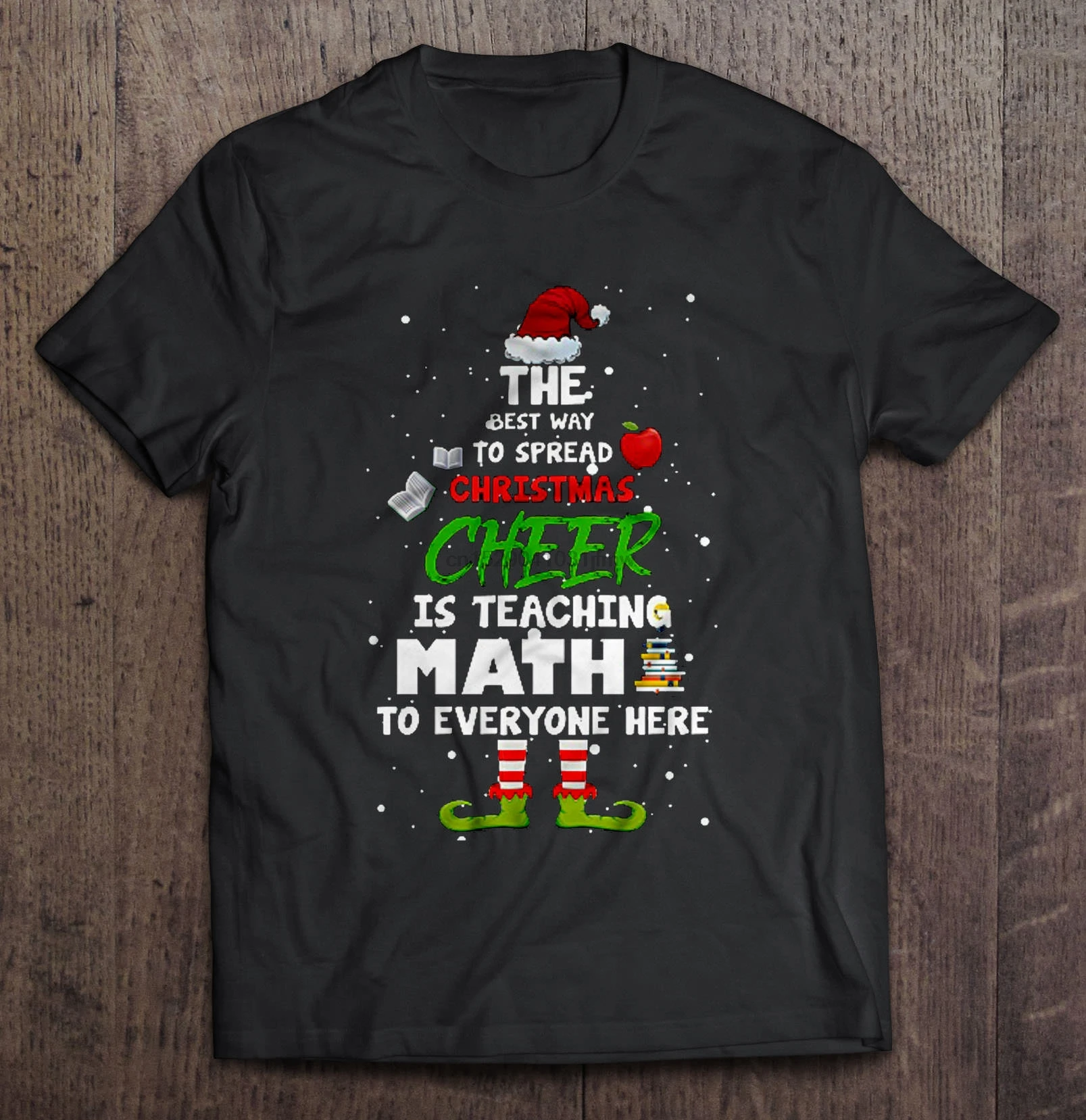

Men Funny T Shirt Fashion tshirt The Best Way To Spread Christmas Cheer Is Teaching Math To Everyone Here Women t-shirt