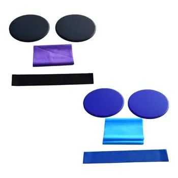 

Yoga Resistance Bands Abdominal Core Training Gliding Discs Slider Sliding Plates Pilates Exercise Fitness Equipment