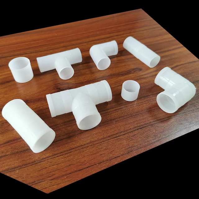 Tubería de plástico de 10 piezas, Conector agua potable para animales, accesorios de PVC, instalación de agua potable para animales de - AliExpress