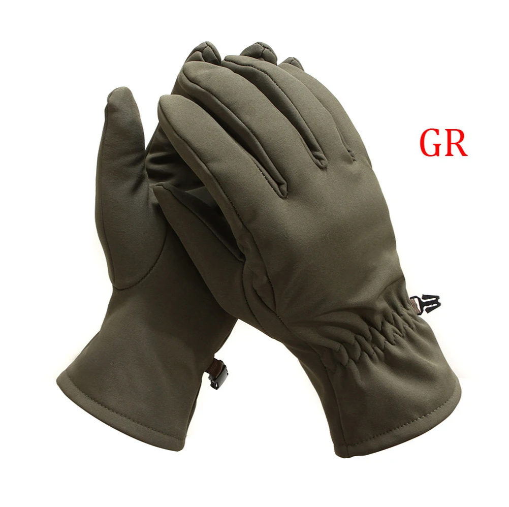 Winter Unisex Warm Water MEGE Tactical Shark Skin Soft Shell Camouflage Gloves 