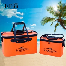 Портативная Рыболовная Сумка EVA, складная Рыболовная Сумка, большая емкость, коробка для живой рыбы, походная сумка для хранения воды PJ212