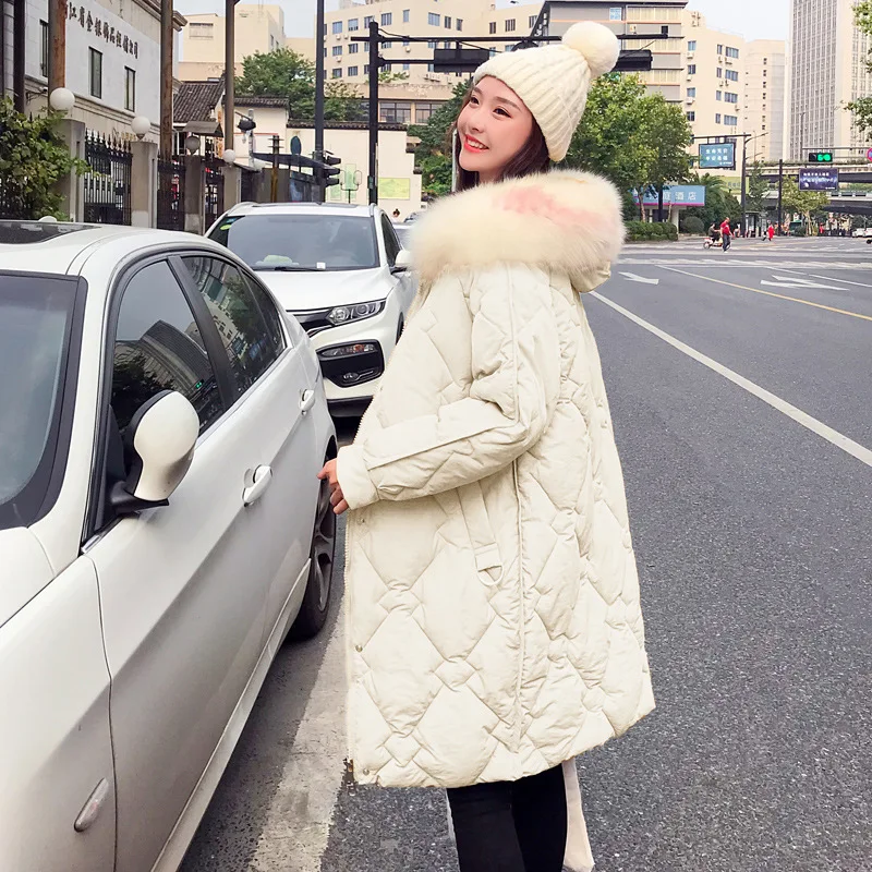 

Photo Shoot 019 Korean-style Cotton-padded Clothes Women's Mid-length Thick Loose-Fit Cotton-padded Jacket down Jacket Cotton-pa