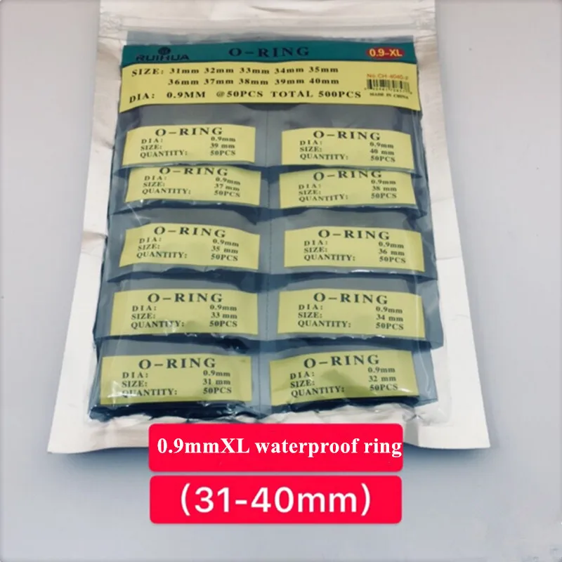 500-900Pcs Watch accessories Watch waterproof ring Watch seal ring /Watch rubber seal ring / Watch back cover waterproof ring