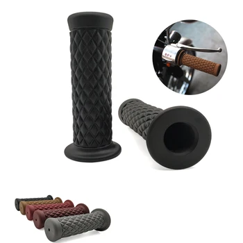 

Universal 7/8'' vintage rubber motorcycle grip parts for cafe racer moto handlebar For Ducati 695 696 796 821 797 900 MONSTER