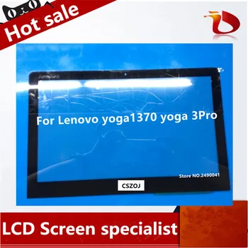 

13" touch glass panel assembly for Lenovo yoga1370 yoga 3Pro black