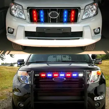 

12V Strobe light 16W Strobe Flash Lamp For Front Grille Deck Accessory