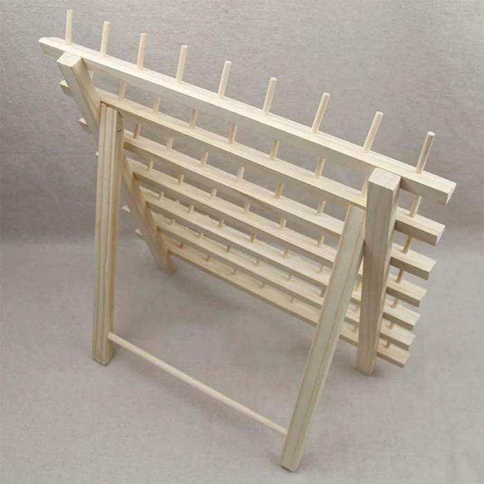 63 шпуля деревянная швейная стойка для ниток Органайзер вышивка стеллаж для хранения держатель кронштейн TP899