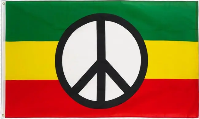 Флаг Peace Rasta под заказ хобби деловая история винтажный баннер 90x150 см | Дом и сад