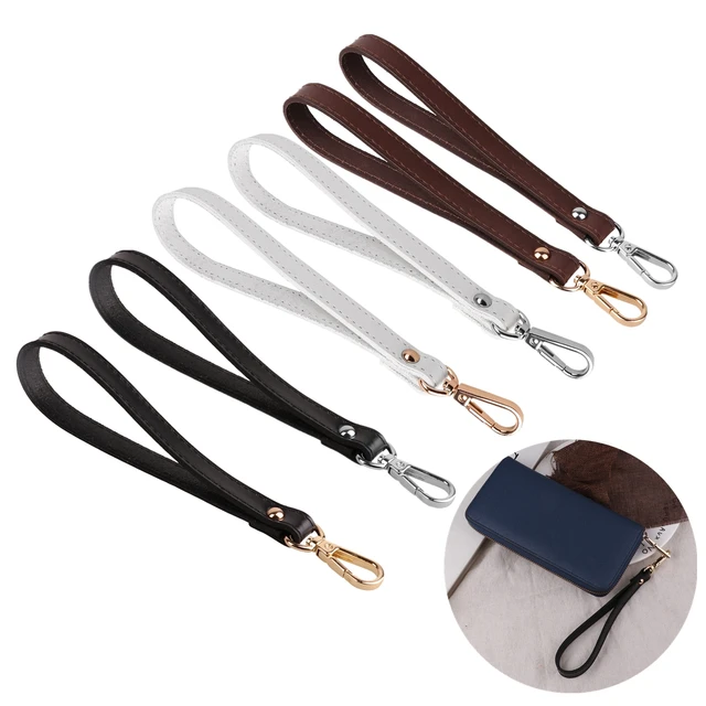 1 Genuine Leather Bag Handle Wristlet Hands-Free Purse Wallet