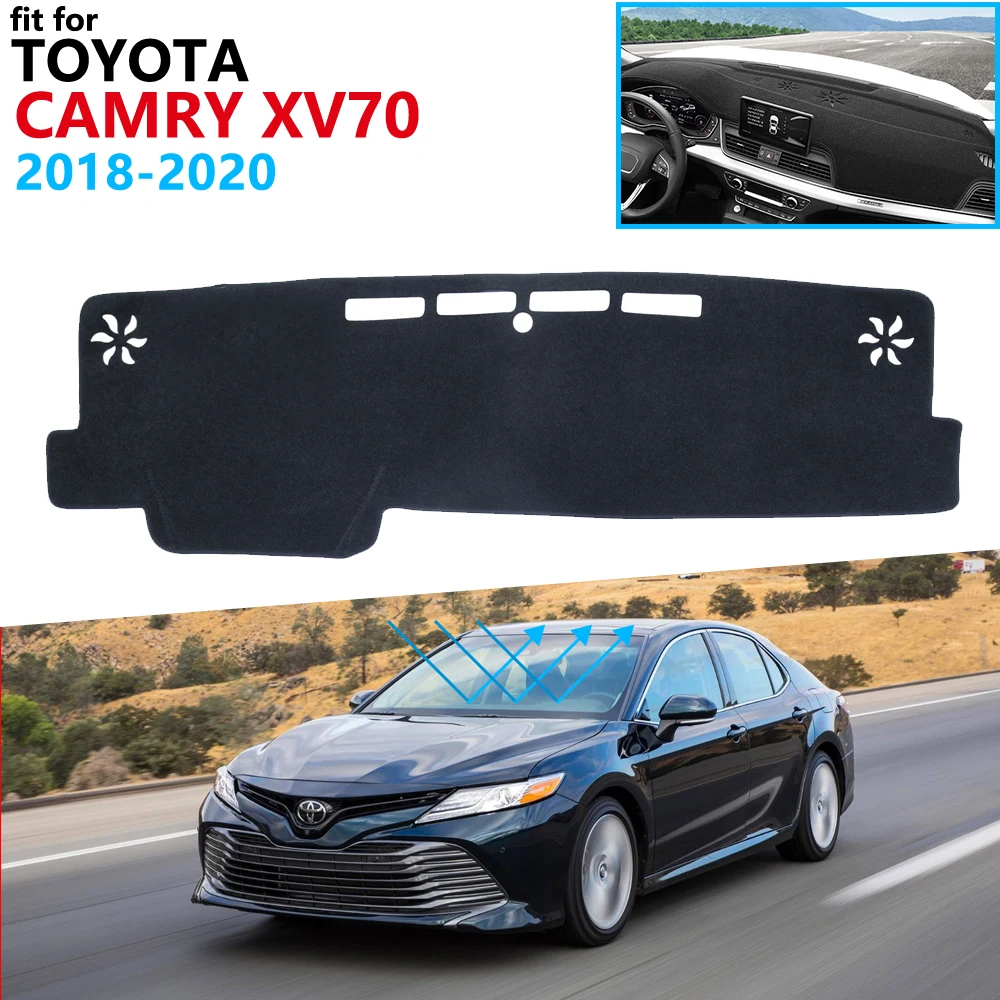 Чехол для приборной панели защитный коврик Toyota Camry XV70 2018 2019 2020 аксессуары