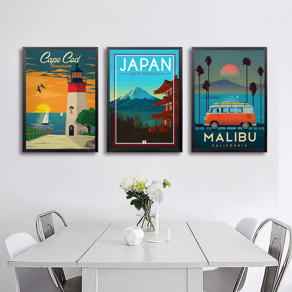 Hd Печать на холсте настенная живопись Нью-Йорк Нидерланды Амстердам Лондон