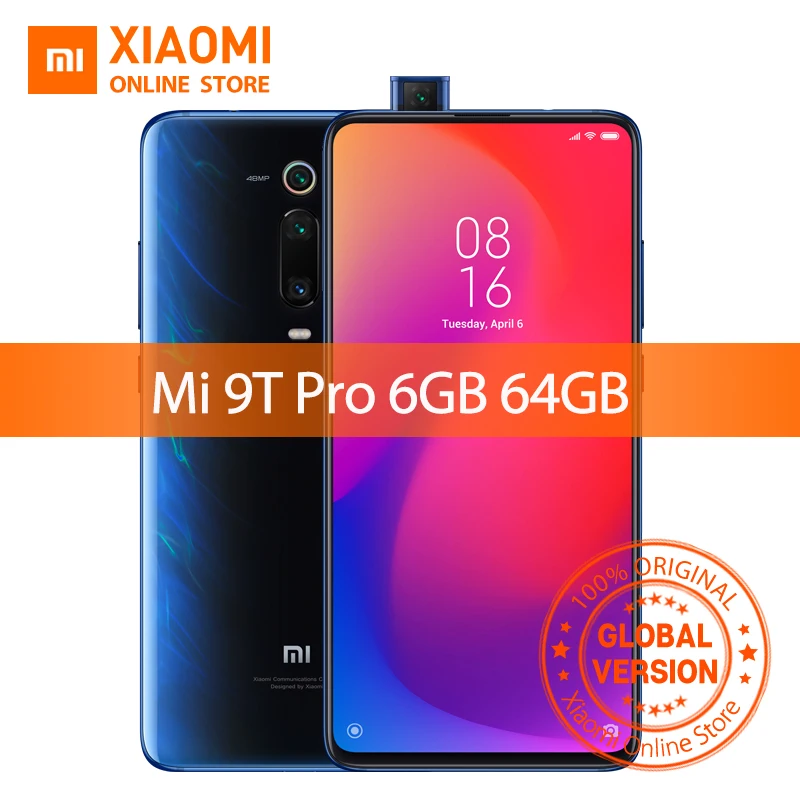 

Xiaomi Mi 9T Pro Snapdragon 855 6GB 64GB Smartphone 48MP AI Rear Triple Camera Pop-up Front Camera 4000 mAh QC4.0 Global version