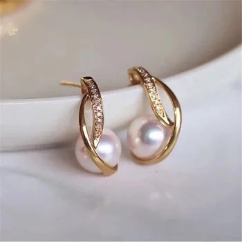 

NEW ARRIVAL 925 Sterling Silver Earrings Mountings Findings Settings Jewelry Parts Fittings Accessories for Pearls Beads Stones