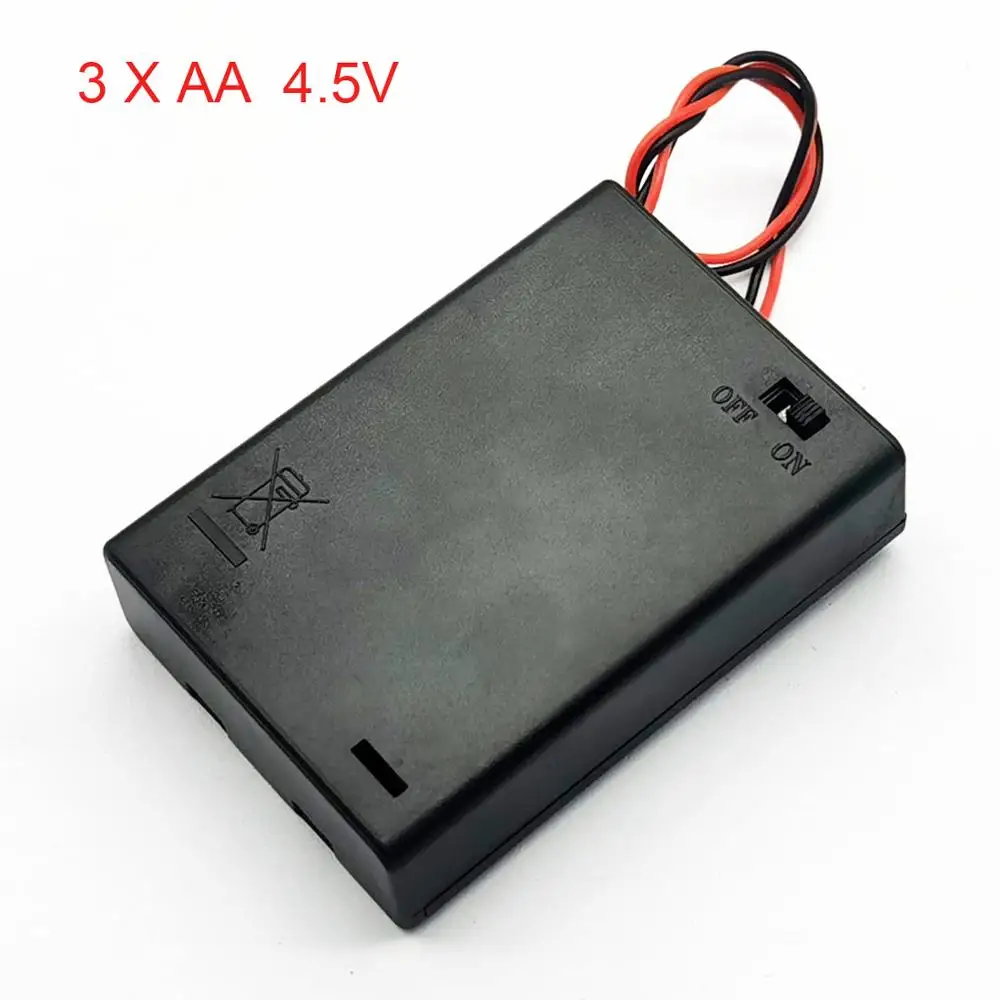 3 AA 4 5 V батарея держатель коробка чехол с переключателем Новый V| |