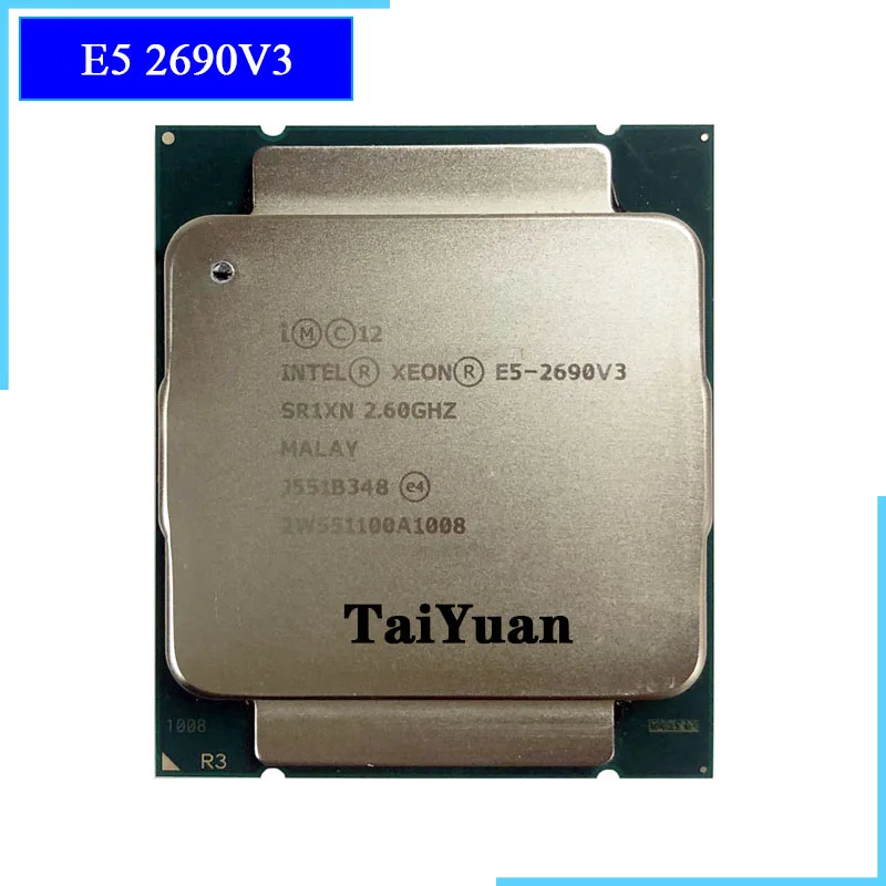 Intel Xeon E5 2690 v3 E5 2690v3 E5 2690 v3 2.6 GHz Twelve Core Twenty ...