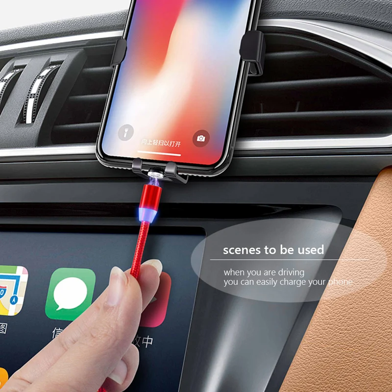 Магнитный Micro USB кабель для iPhone samsung Android мобильный телефон Быстрая зарядка usb type C кабель магнитное зарядное устройство провод шнур