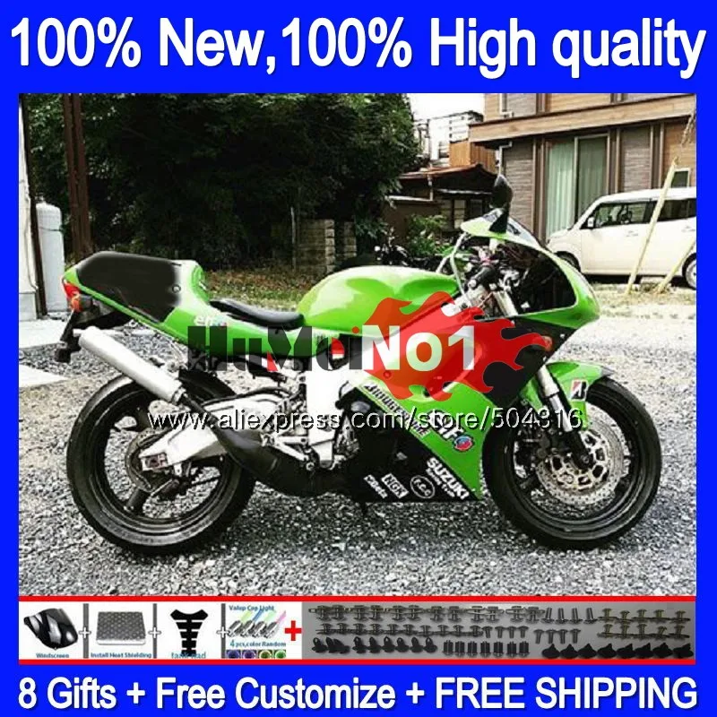 No. 1 Корпус для SUZUKI SAPC VJ21 RGV250 RGVT250 VJ 21 40MC. 102 RGV-250 VJ22 RGV 250 1988 1989 1990 1991 88 89 90 91 цвета: зеленый, черный обтекатель - Цвет: No. 1
